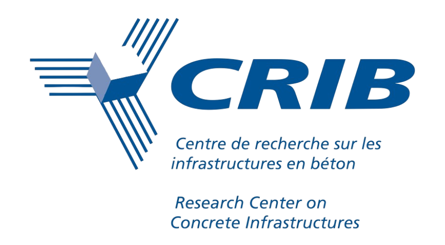 Centre de recherche sur les infrastructures en béton (CRIB) logo